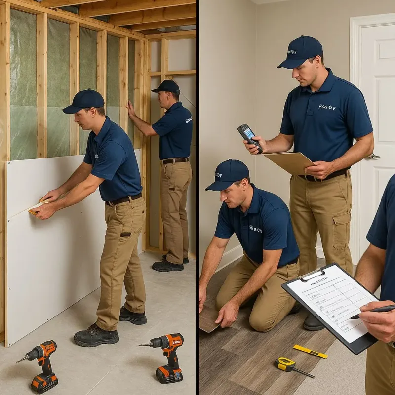 Repairs and Reconstruction process in Highland Acres, DE